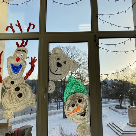 #Новогодниеокна